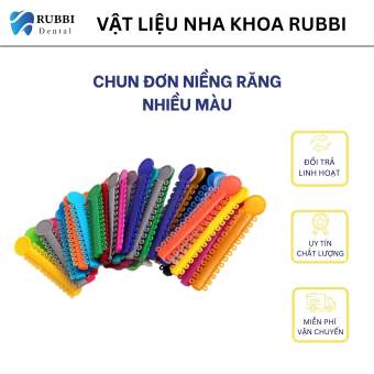 COMBO 1080 chiếc Chun tại chỗ chun đơn Chỉnh nha dùng trong Nha khoa