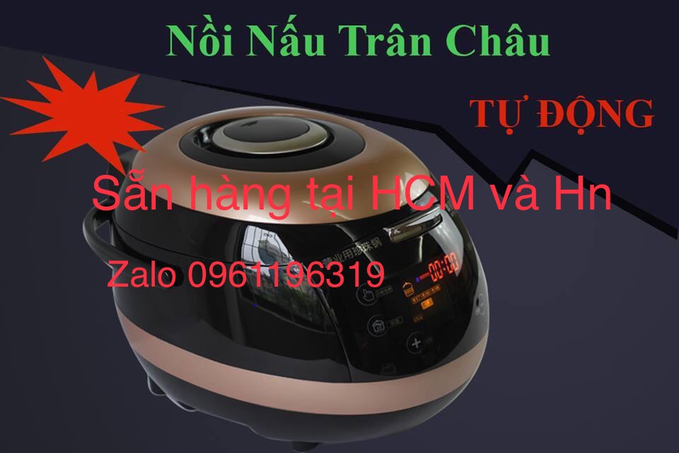 [HCM]Nồi nấu trân châu tự động - Tặng đôi găng tay chống nóng + Muỗng múc trân châu
