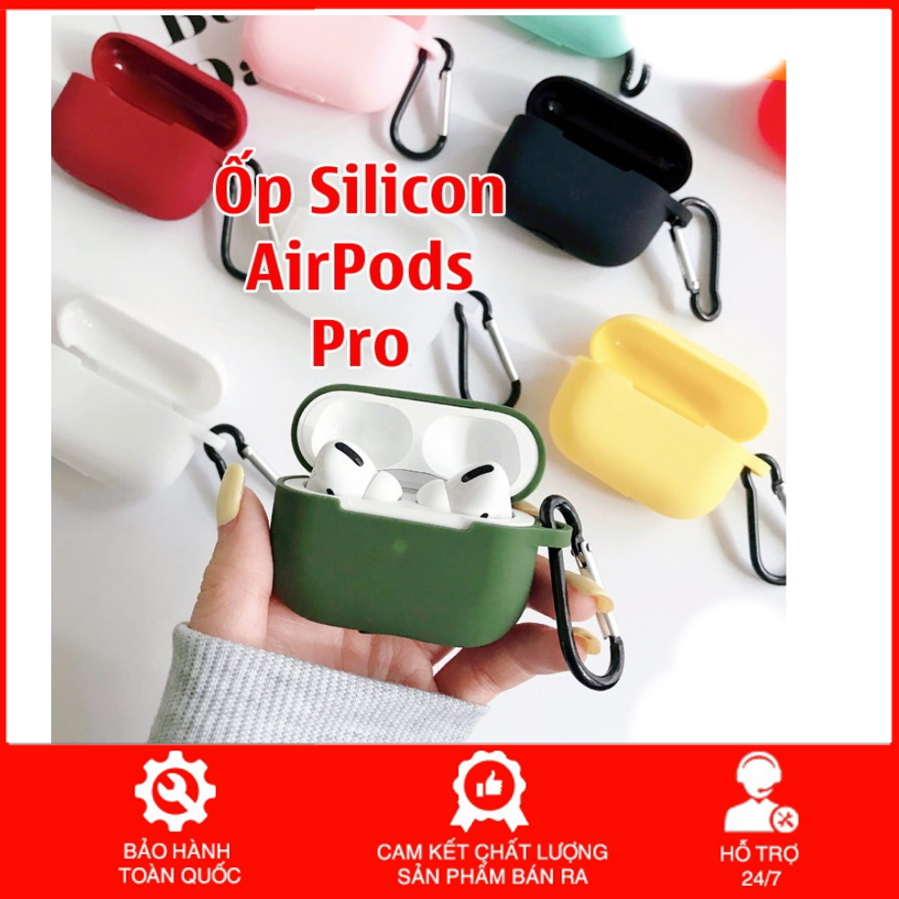 Case Airpod Pro - Ốp Airpod Pro - Trơn nhiều màu