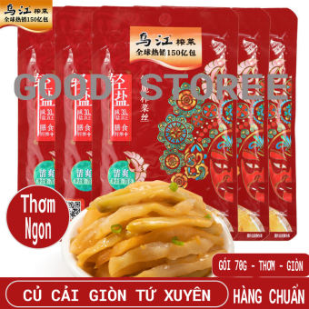 Củ Cải Giòn Tứ Xuyên, Củ Cải Muối Trung Quốc Siêu Ngon – Túi 70g – Hàng Chuẩn