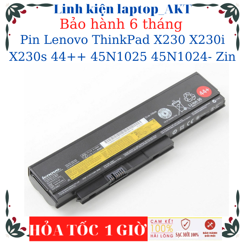 Pin lenovo thinkpad x230 x230i x230s 45n1025 45n1024- zin