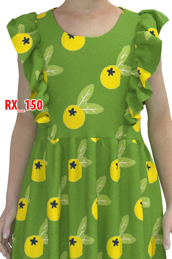 RẬP MAY VÁ_ VÁY BÉ GÁI 150_RẬP LÀ BẢN VẼ THIẾT KẾ IN TRÊN GIẤY KHỔ LỚN A0