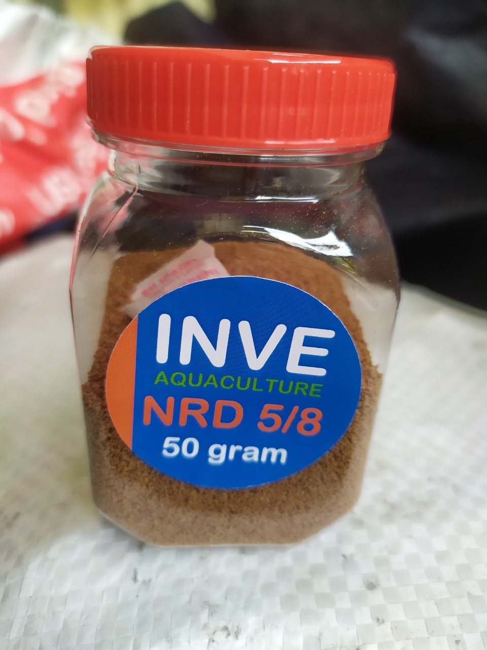 [Chọn bao bì] Cám Inve 5/8  ORANGE (Cam)40g - Thức ăn cho cá lớn .