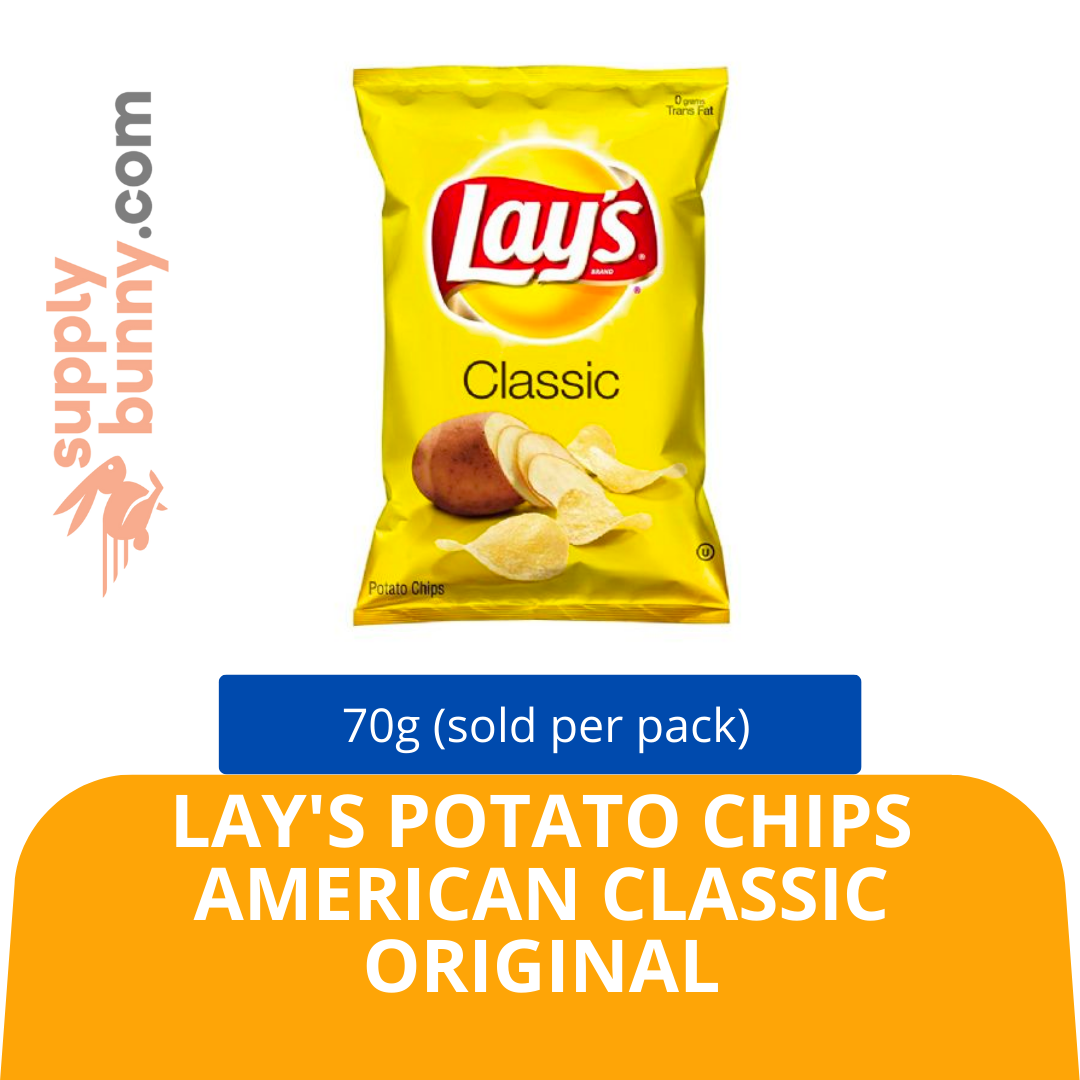 Lay\'s Potato Chips American Classic Original 70g (sold per pack) Mix SKU: 6924743919211