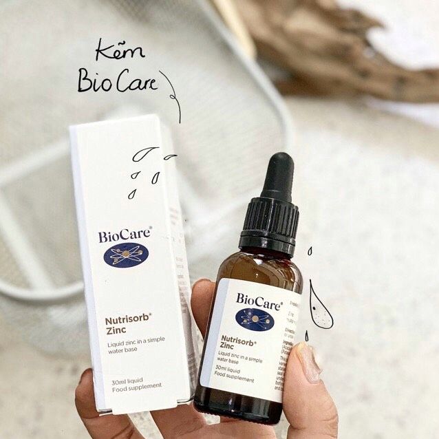 Kẽm nước dạng lỏng Bio Care Zinc Anh cho bé biocare