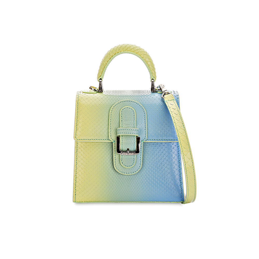 [S'UVIMOL] Mini Madison - Limited Paris Rainbow PYTHON กระเป๋าถือหนังงูสีรุ้งเมืองปารีส ราคา 40,900 บาท*ส่งฟรี
