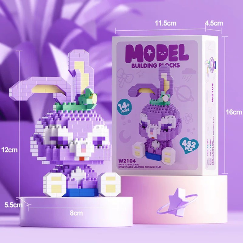 Mini lego bộ đồ chơi lắp ráp 3d mô hình nhân vật hoạt hình