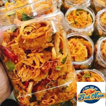Hộp 300G Cơm Cháy Khô Gà Bao Ngon Giòn Sườn Sụn