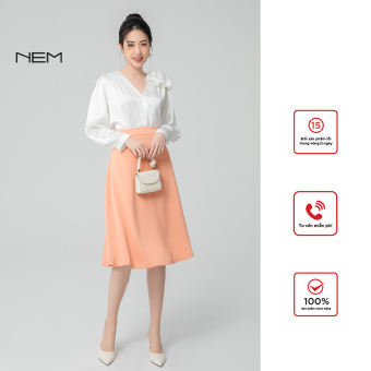 SƠ MI VÀ CHÂN VÁY THIẾT KẾ NEM FASHION SM18222 VÀ Z19452 ( ÁO VÀ CHÂN VÁY ĐẶT RIÊNG)