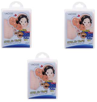 Set 3 hộp miếng dán kích mí Vacosi - Korea
