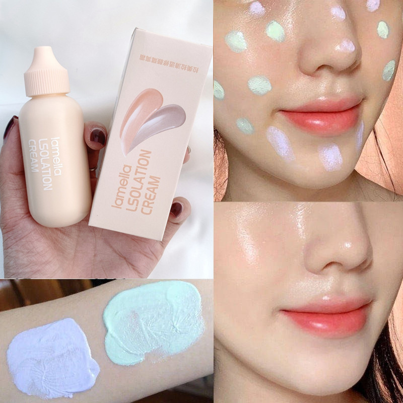 50ml Kem che khuyết điểm kiềm dầu Face Base Primer Isolation Cream kem lót sáng da