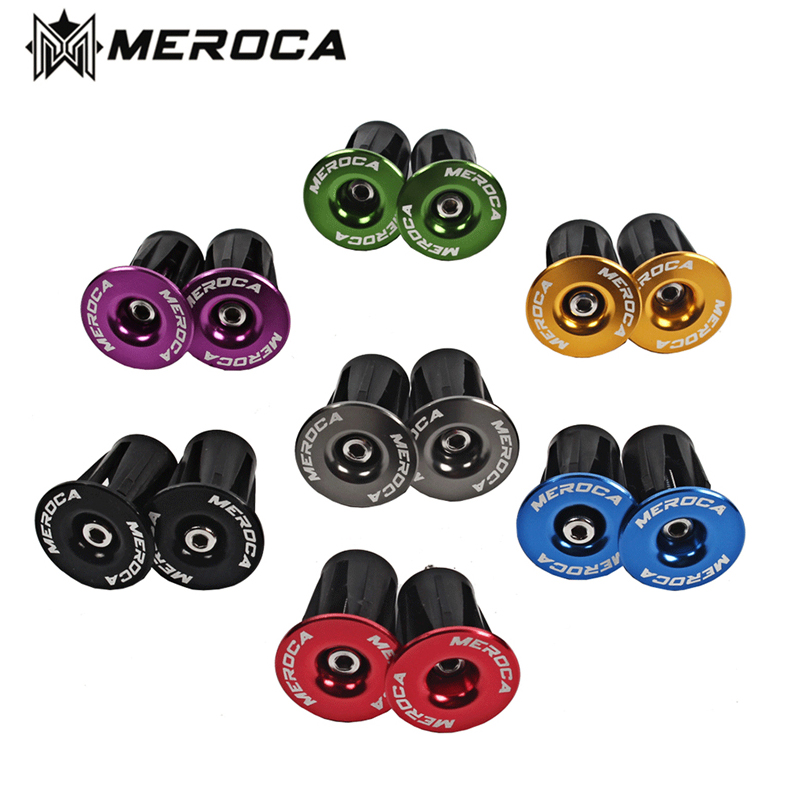 Meroca 1 cặp nắp đầu tay lái xe đạp nắp tay lái xe đạp đường trường mtb