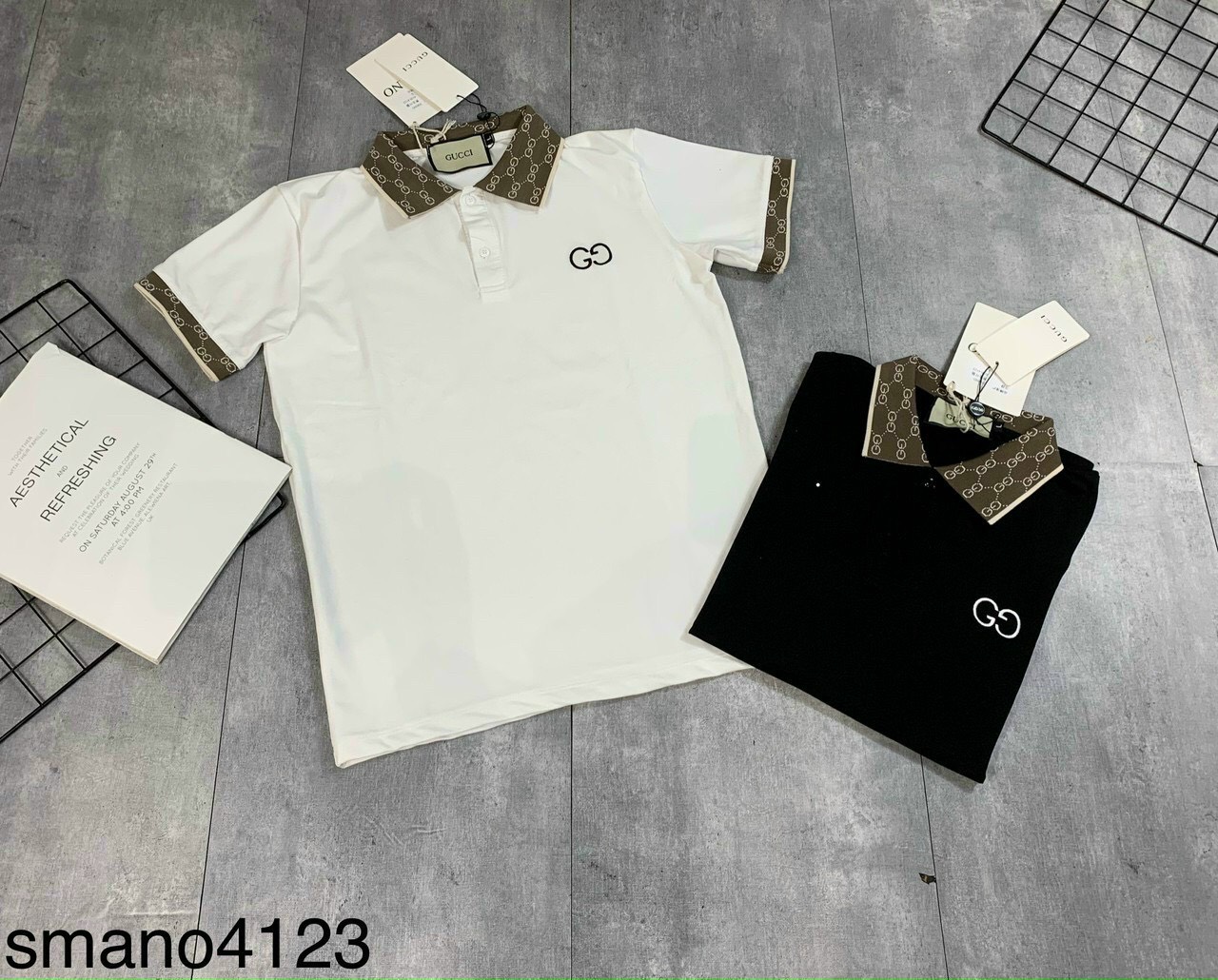 Áo phông polo nam phối cổ vải cotton thoáng mát, áo ngắn tay có cổ