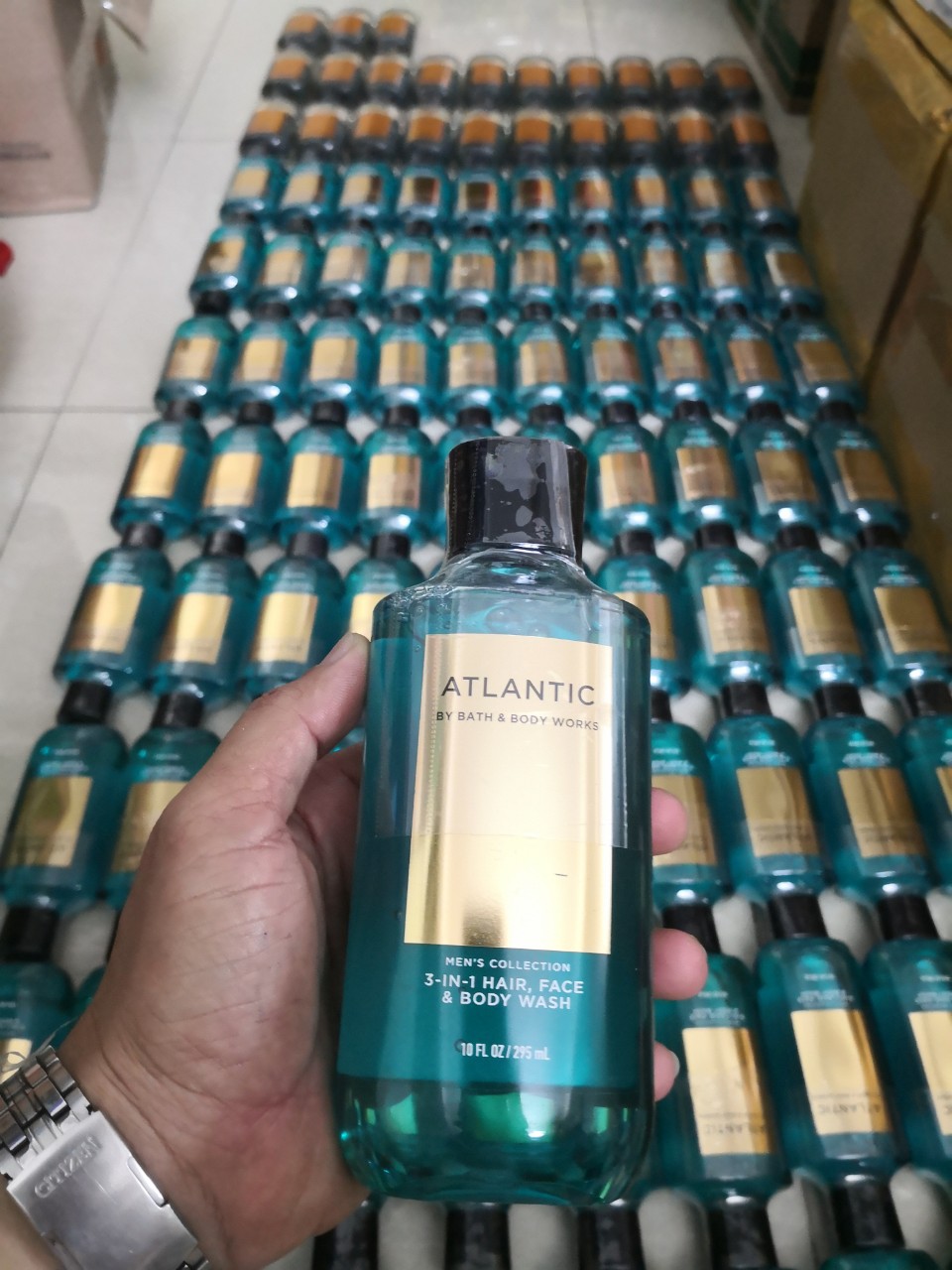 Gel tắm gội cho nam bath body works atlantic 295ml