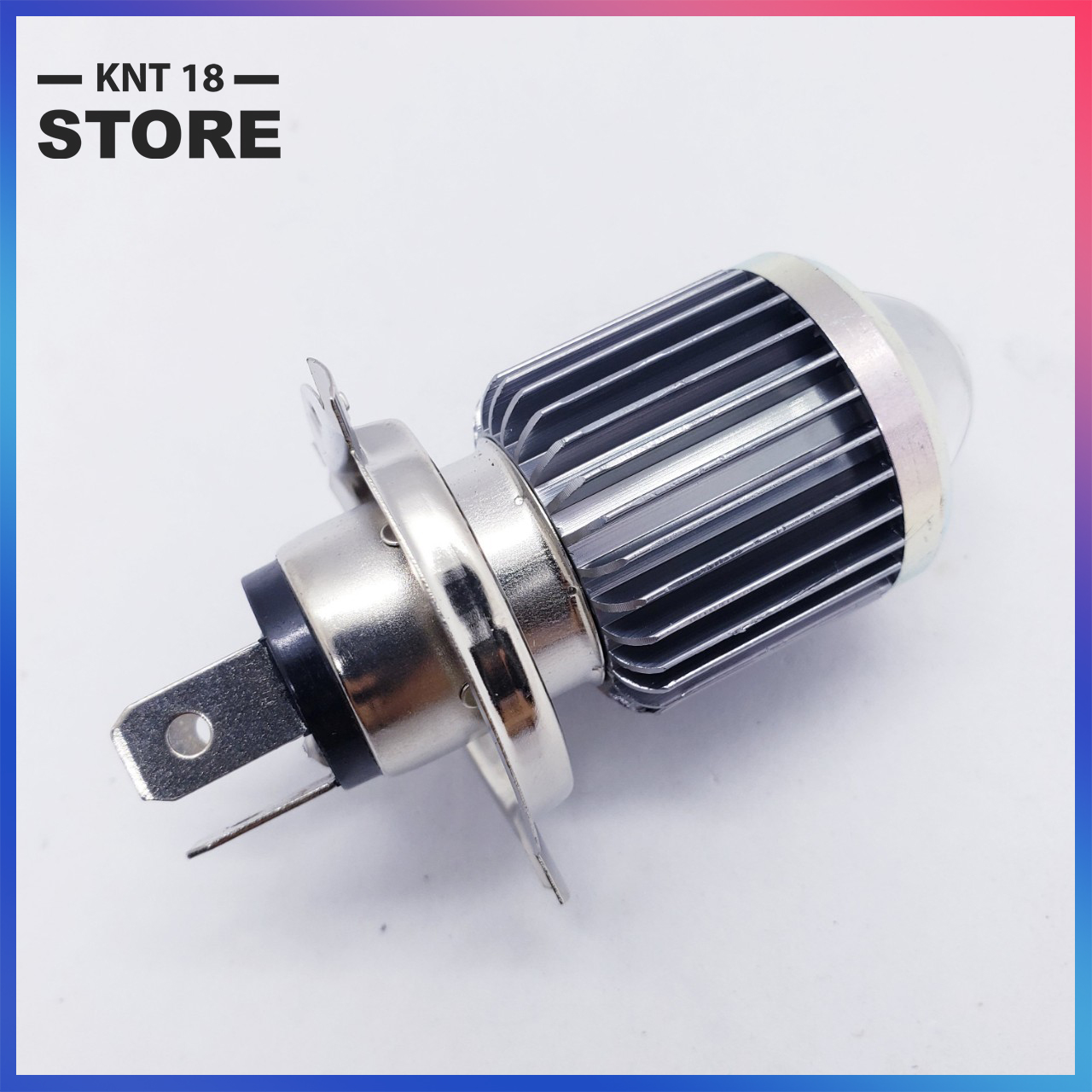 Bóng Đèn Pha Bi Cầu Mini Chân H4 Siêu Sáng 2 Chế Độ Vàng Và Trắng