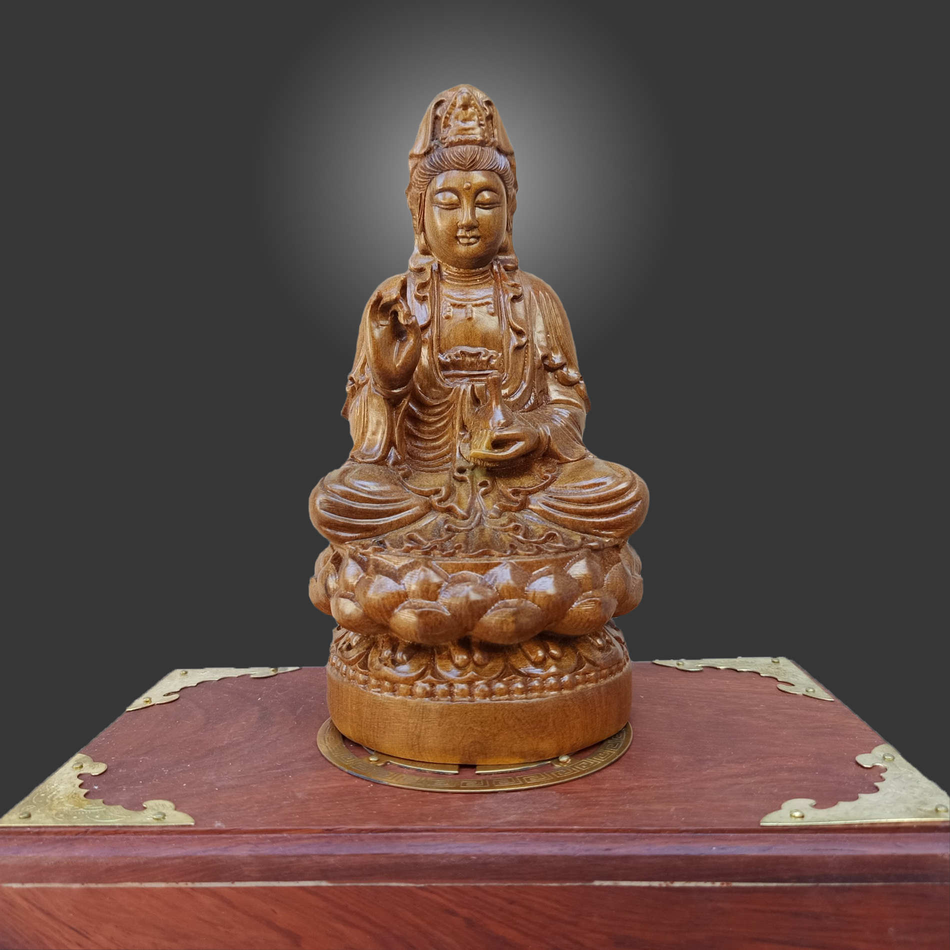 Tượng gỗ phật bà quan âm tượng quan thế âm bồ tát