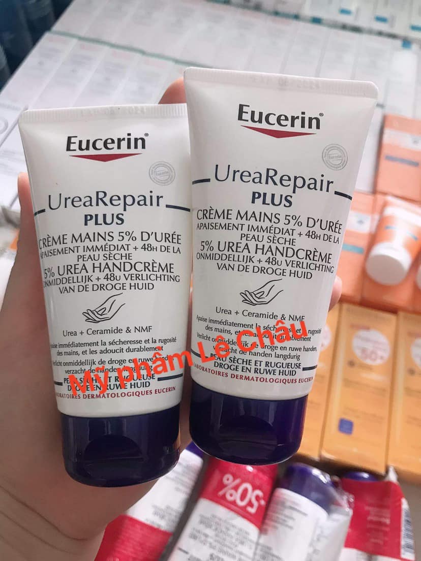 Kem Dưỡng Da Tay Eucerin UreaRepair Plus 5% Urea Handcreme 75ml