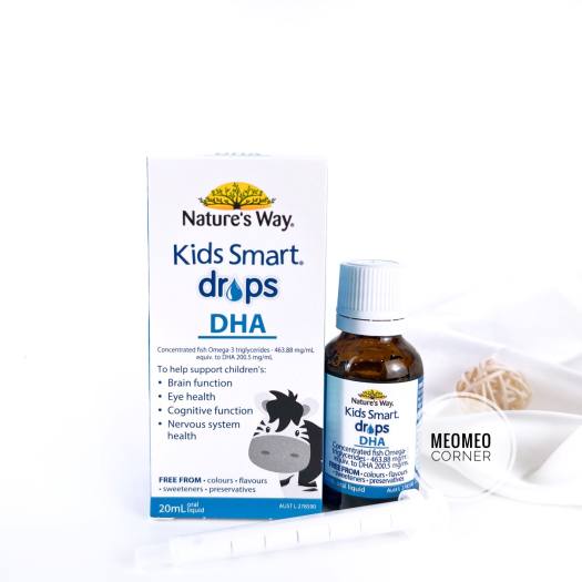 DHA dạng giọt Nature’s Way Kid Smart DHA Drops 20ml Úc