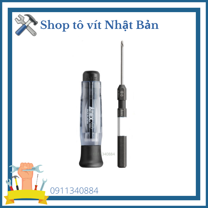 Bộ tô vít điện tử tháo vít gỉ Anex Nhật Bản - Tô vít điện tử - tô vít sửa kính - tô vít sửa điện thoại - tô vít nhật bản - tô vít mini - tô vít anex - tô vít cao cấp