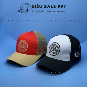 NÓN KẾT ÔNG ĐỊA LOGO TRÒN PHỐI LƯỚI CAO CẤP KHÓA U ÔNG ĐỊA THỜI TRANG