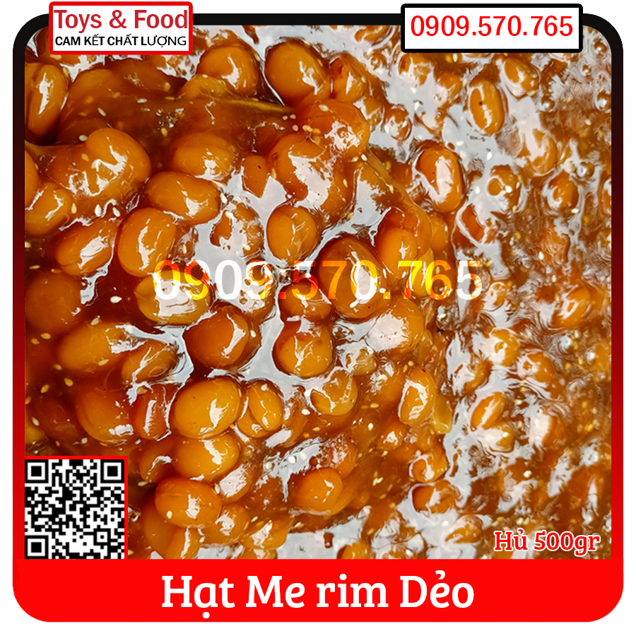 Hạt me rim dẻo - hủ 500gr - hạn sử dụng 60 ngày