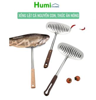 Dụng cụ lật cá nguyên con - Xẻng inox chiên trứng lật thịt gắp thức ăn nóng