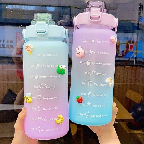 Bình nhựa detox kèm túi đựng 1000ml