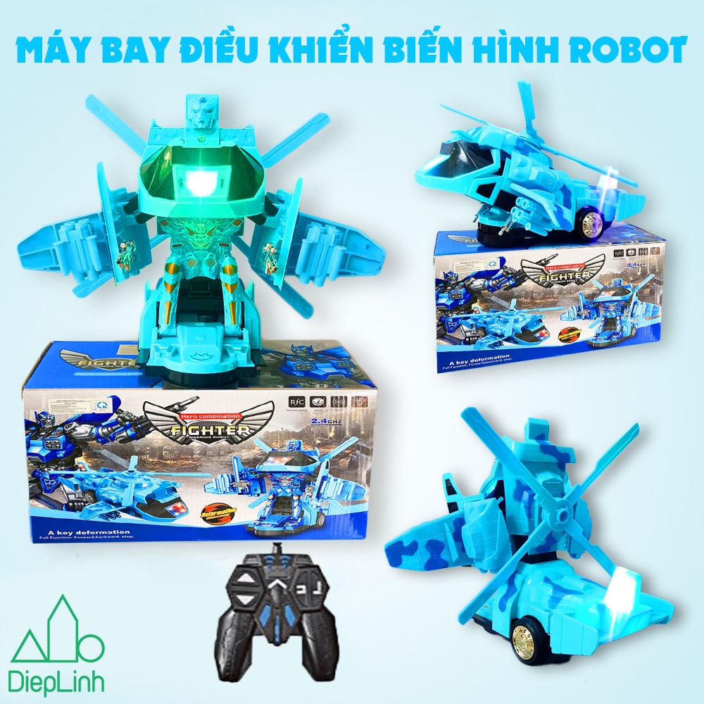 Máy bay biến hình robot cho bé tự động phát nhạc nhựa cao cấp siêu đẹp, oto biến hình, ô tô biến hình