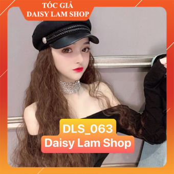 MŨ TÓC GIẢ XOĂN SÓNG DÀI KIỂU HẢI QUÂN S063