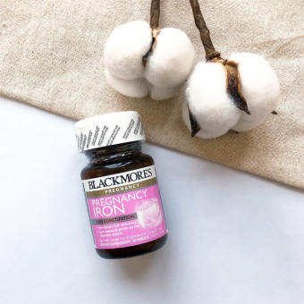 Viên Uống Bổ Sung Sắt Cho Bà Bầu Blackmores Pregnancy Iron 30 Viên