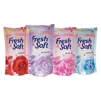 Nước xả vải FRESH SOFT ESSENCE 600ml - túi - xả vải Thái Lan