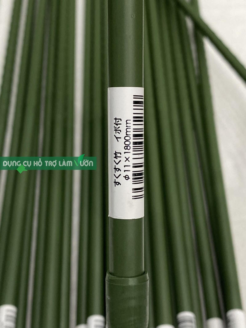 Ống thép bọc nhựa phi 11 dài 180cm làm giàn leo chính hãng Daim , khung trồng cây cắm chống đỡ cho cây