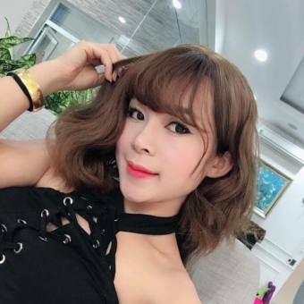 tóc giả nữ loại tốt Nguyên đầu vic xù