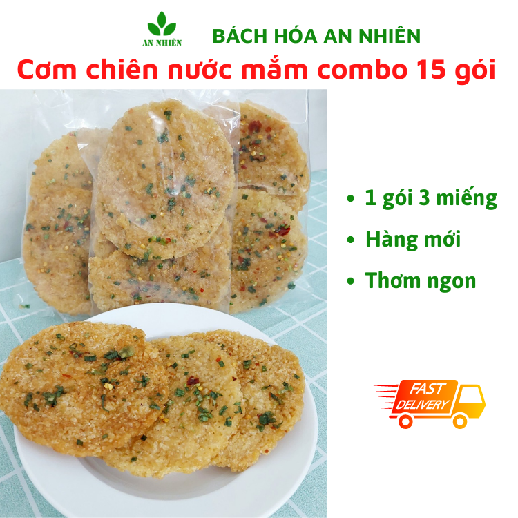Cơm cháy mắm hành 15 gói