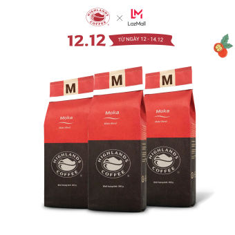 Cà phê rang xay Moka Highlands coffee 200g - dòng cà phê cao cấp