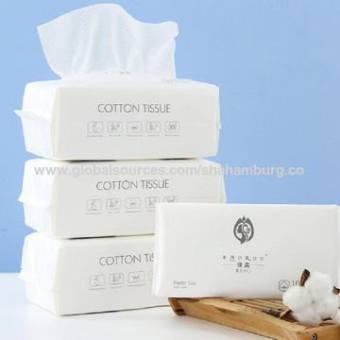 Bịch 50 khăn cotton lau mặt tẩy trang dùng 1 lần Cotton Tissue