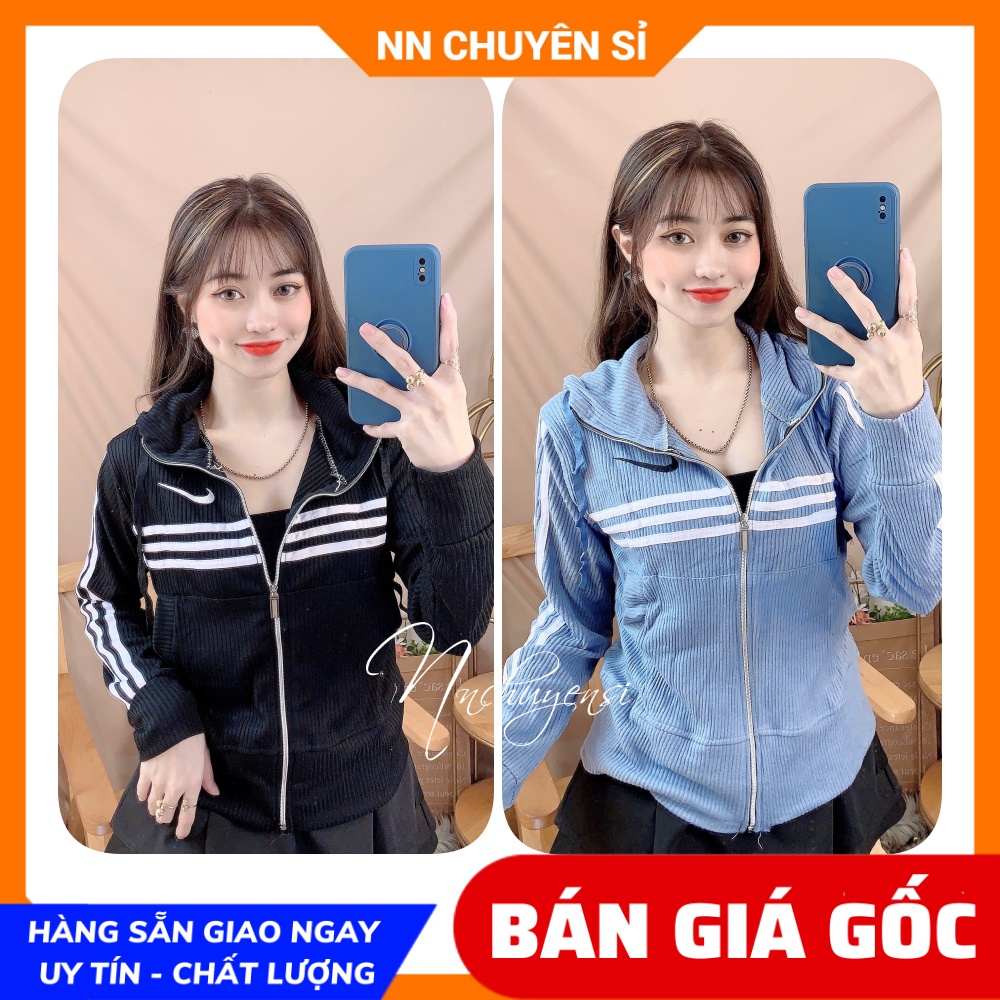 [Hoàn tiền 25-27/4] Áo khoác chống nắng nữ có nón chất thun gân tăm mềm mịn co giãn thêu chữ gấu hoạt hình dễ thương 🛑 Áo khoác nữ 🛑 Áo tay dài dễ thương 🛑 Áo khoác len gân TP116 TỔNG HỢP 10 ❤