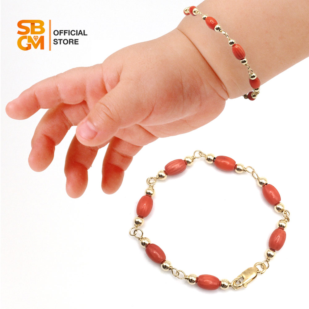 Coral hot sale bracelet baby