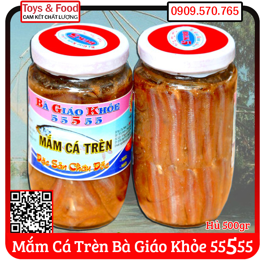 Mắm cá trèn bà giáo khỏe 55555 châu đốc an giang - hủ 500gr - hsd 12 tháng