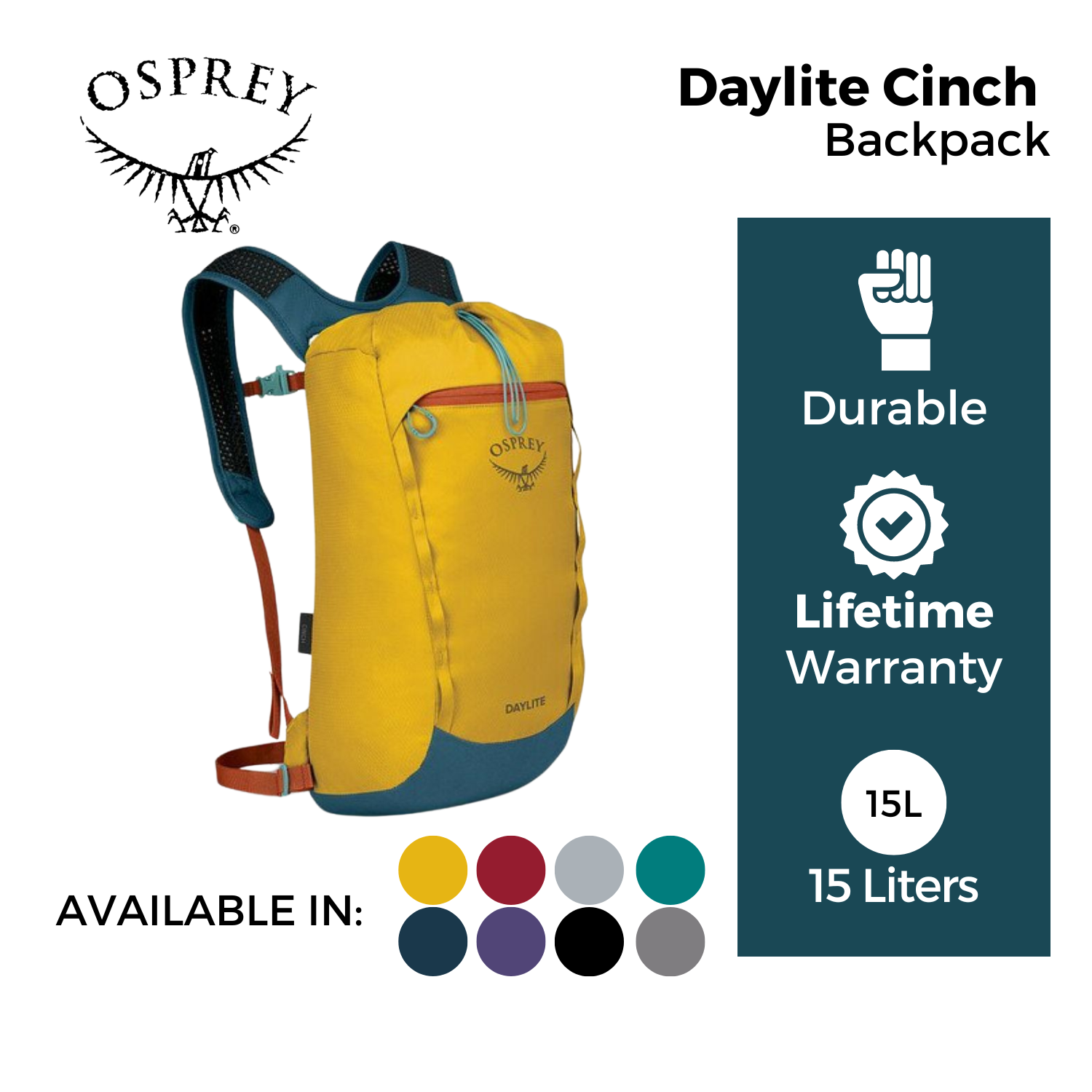 Osprey Daylite Cinch Pack 15 - Daypack, Buy online