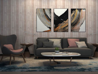 5 mét giấy dán tường trang trí nhà cửa phòng khách phòng ngủ Vân gỗ thông  - Decal dán tường - Sticker - Hình dán