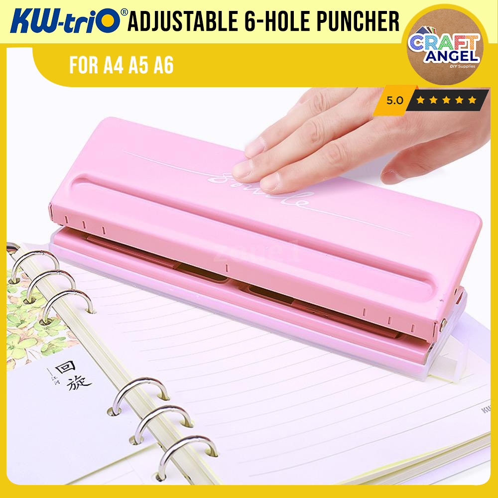 Mini 2 Hole Punch for A4 Ring Binder File Folder Notebooks Pages