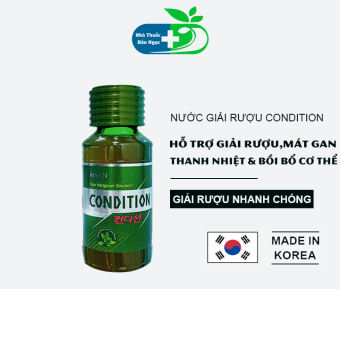 Hộp 10 chai Nước giải rượu mát gan condition ,giải độc gan, bảo vệ gan hàn quốc 75ml