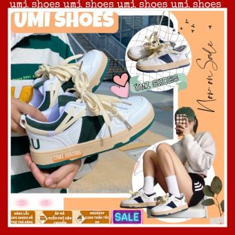 Giày thể thao nữ đế bằng mã BBAU da vải canvas mềm bata mới hot phong cách retro ulzzang đẹp cá tính thời trang