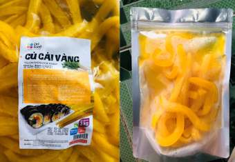 1kg củ cải vàng hàn Quốc cắt sợi