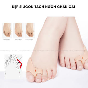 Nẹp Tách Ngón Chân Cái, Nẹp Chỉnh Hình Ngón Chân Cái, Tách Ngón Giảm Đau Chân Khi Di Chuyển Nhiều