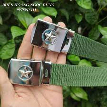 DÂY THẮT LƯNG QUÂN-NHU SỢI DÙ , DÂY NỊT , DÂY LƯNG XANH QUÂN - NHU