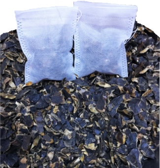 Combo Bồ kết nướng bỏ hạt 300g+ 3 túi lọc (10x15cm)