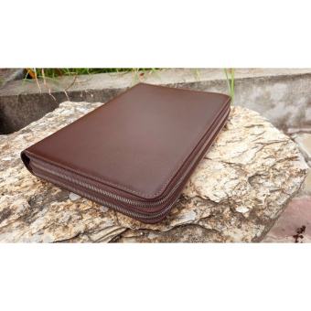 Cặp cầm tay da bò thật đa năng đựng máy tính bảng tài liệu A4 hàng Cdleather