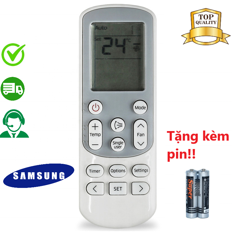 Điều khiển điều hòa Samsung / Remote máy lạnh Samsung